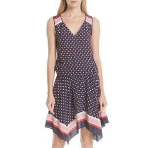 JOIE Silk Handkerchief Printed Dress NWOT